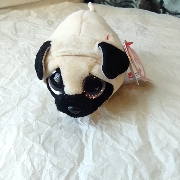 •Ty Teeny Candy the Pug Dog (5 inch) plush - Picture 3 of 13
